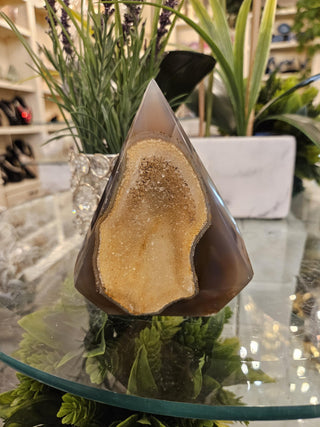 Druzy Agate, Agate, Point, Obelisk, Tower, Agate, Home Decor, Gift (170)