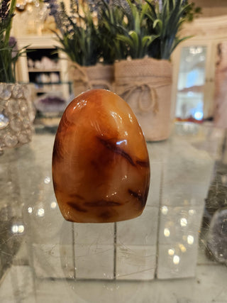Carnelian Freeform, Egg, Ball, Orb, Obicular, Healing Crystal, Home Decor, Gift (147)