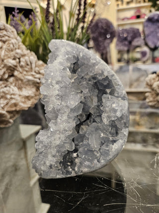 YES - Celestite Cluster, Celestite, Celestite Geode, Healing Crystal, Home Decor, Gift (56)