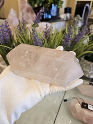 Rose Quartz, Double Point, Wand, Obelisk, Tower, Pillar, Healing Crystal, Home Decor, Gift (86)