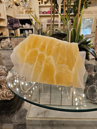 YES - Honey Comb Calcite, Yellow Calcite, Honey Calcite, Healing Crystal, Home Decor, Gift (152)