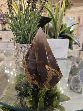 Druzy Agate, Agate, Point, Obelisk, Tower, Agate, Home Decor, Gift (170)