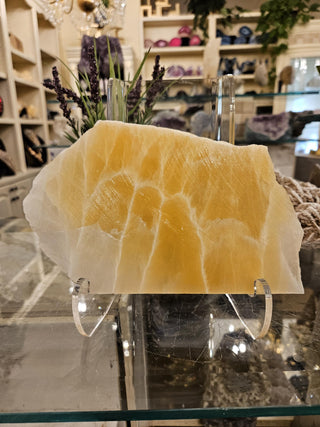 YES - Honey Comb Calcite, Yellow Calcite, Honey Calcite, Healing Crystal, Home Decor, Gift (152)