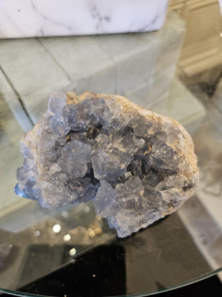 Blue Celestite Cluster, Celestite, Celestite Geode, Healing Crystal, Home Decor, Gift (66-A)