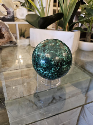 Malachite Sphere, Malachite Orb, Obicular, Malachite, Healing Crystal, Home Decor, Gift (62)