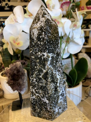 Garnerite Tower, Obelisk, Point, Tower, Healing Crystal, Home Decor, Gift (185)