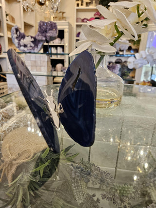 Butterfly, Blue Agate, Healing Crystal, Home Decor, Gift (22)