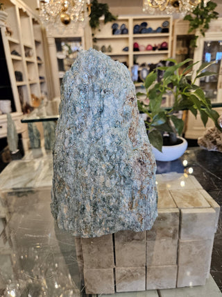 Green Fuschite, Sparkly Stone, Healing Crystal, Home Decor, Gift (90)