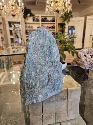 Green Fuschite, Sparkly Stone, Healing Crystal, Home Decor, Gift (90)