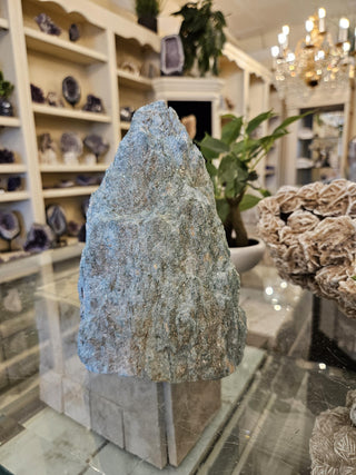 Green Fuschite, Sparkly Stone, Healing Crystal, Home Decor, Gift (93)