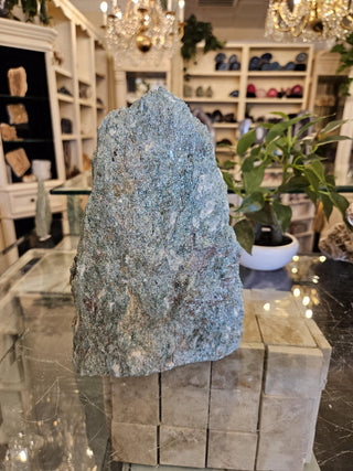Green Fuschite, Sparkly Stone, Healing Crystal, Home Decor, Gift (90)