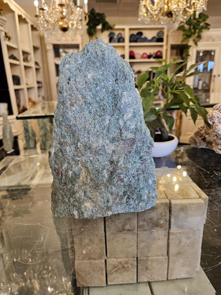 Green Fuschite, Sparkly Stone, Healing Crystal, Home Decor, Gift (90)