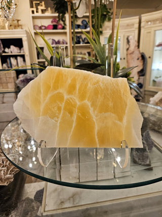 YES - Honey Comb Calcite, Yellow Calcite, Honey Calcite, Healing Crystal, Home Decor, Gift (152)