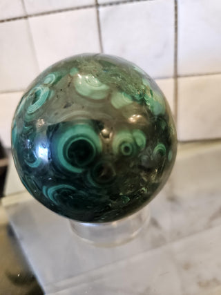 Malachite Sphere, Malachite Orb, Obicular, Malachite, Healing Crystal, Home Decor, Gift (188)