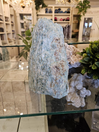 Green Fuschite, Sparkly Stone, Healing Crystal, Home Decor, Gift (90)
