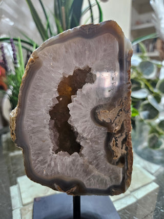 White Agate on Metal Stand

CHIQUE Rock Shop