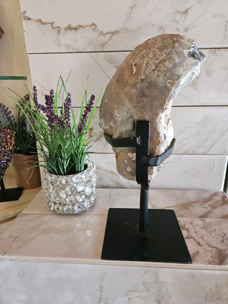 Agate and Amethyst, on Metal Stand

CHIQUE Rock Shop