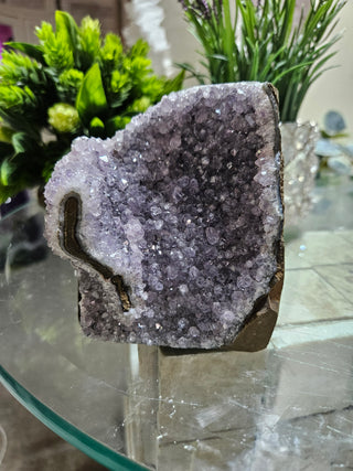 Amethyst on Glass Table

CHIQUE Rock Shop
