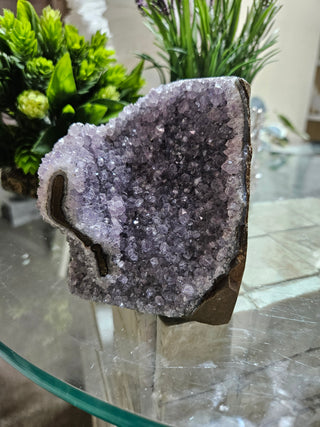 Amethyst on Glass Table

CHIQUE Rock Shop