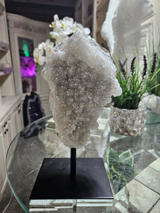 Aura Quartz on Metal Stand

CHIQUE Rock Shop