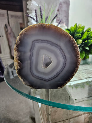Blue Agate Slab, Druzy 

CHIQUE Rock Shop
