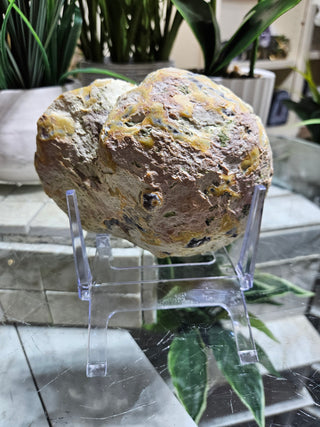 Blue Agate Geode on Acrylic Stand

CHIQUE Rock Shop