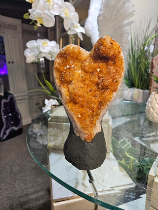 CITRINE HEART SHAPED CRYSTAL

CHIQUE Rock Shop 
