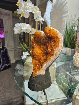 CITRINE HEART SHAPED CRYSTAL

CHIQUE Rock Shop 
