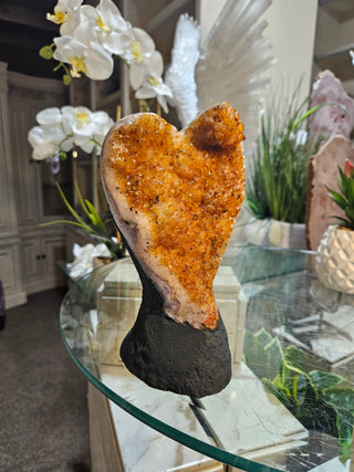 CITRINE HEART SHAPED CRYSTAL

CHIQUE Rock Shop 
