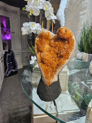 CITRINE HEART SHAPED CRYSTAL

CHIQUE Rock Shop 
