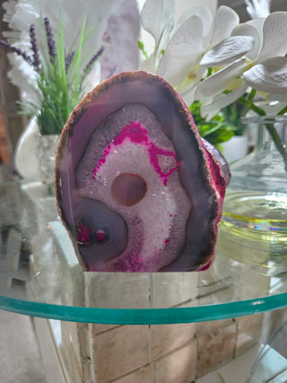 Pink, Gray & White Agate Slab

CHIQUE Rock Shop