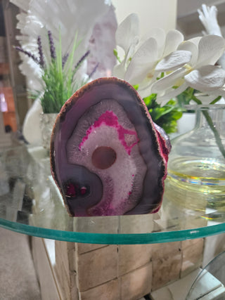 Pink, Gray & White Agate Slab

CHIQUE Rock Shop