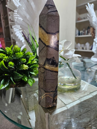 Septarian Obelisk, Point

CHIQUE Rock Shop