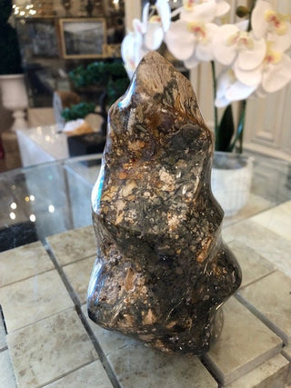 YES - Flame, Desert Jasper, Healing Crystal, Home Decor (124)