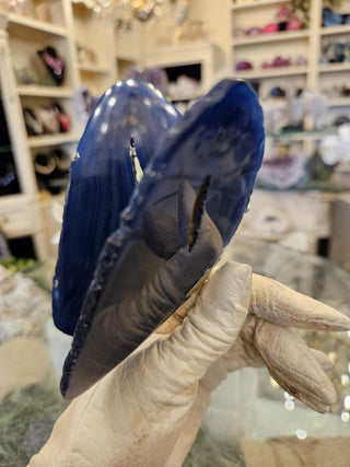 Butterfly, Blue Agate, Healing Crystal, Home Decor, Gift (22)