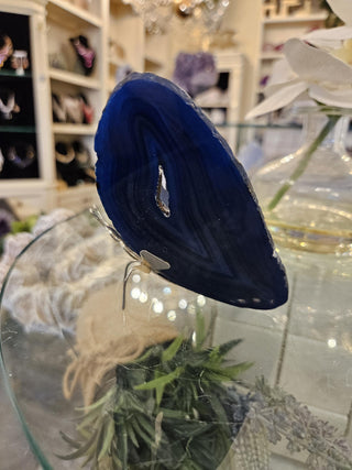 Butterfly, Blue Agate, Healing Crystal, Home Decor, Gift (22)