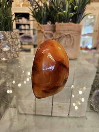 Carnelian Freeform, Egg, Ball, Orb, Obicular, Healing Crystal, Home Decor, Gift (147)