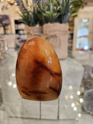 Carnelian Freeform, Egg, Ball, Orb, Obicular, Healing Crystal, Home Decor, Gift (147)