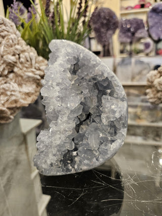 YES - Celestite Cluster, Celestite, Celestite Geode, Healing Crystal, Home Decor, Gift (56)