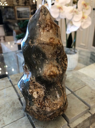 YES - Flame, Desert Jasper, Healing Crystal, Home Decor (124)