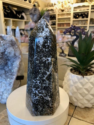 Garnerite Tower, Obelisk, Point, Tower, Healing Crystal, Home Decor, Gift (185)