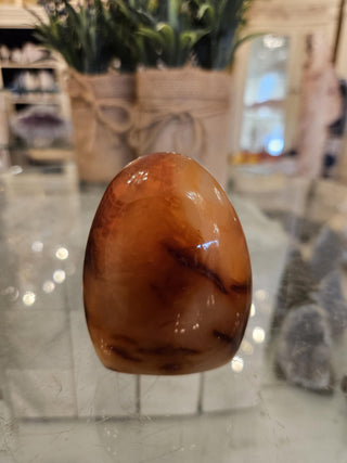 Carnelian Freeform, Egg, Ball, Orb, Obicular, Healing Crystal, Home Decor, Gift (147)