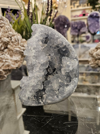 YES - Celestite Cluster, Celestite, Celestite Geode, Healing Crystal, Home Decor, Gift (56)