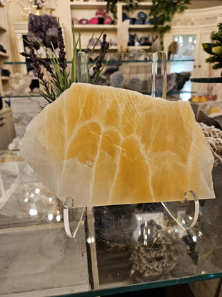 YES - Honey Comb Calcite, Yellow Calcite, Honey Calcite, Healing Crystal, Home Decor, Gift (152)