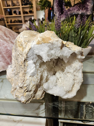 Clear Quartz, Geode, White Crystal, Healing Crystal, Home Decor, Gift (72)