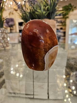 Carnelian Freeform, Egg, Ball, Orb, Obicular, Healing Crystal, Home Decor, Gift (146)