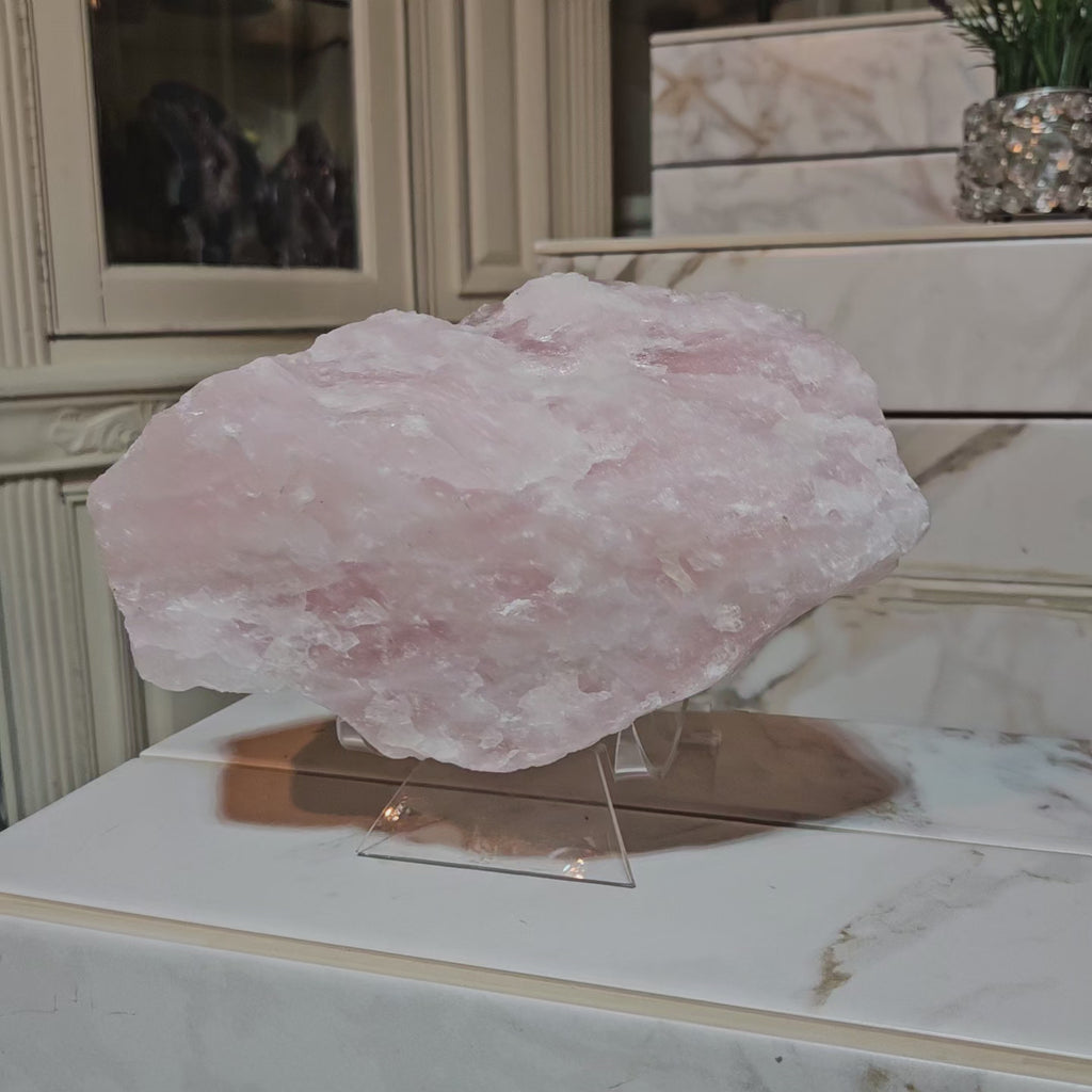 Raw Rose Quartz 

CHIQUE Rock Shop