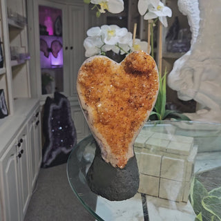 CITRINE HEART SHAPED CRYSTAL

CHIQUE Rock Shop 
